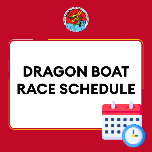 Dragon Boat Race Schedule Announcement