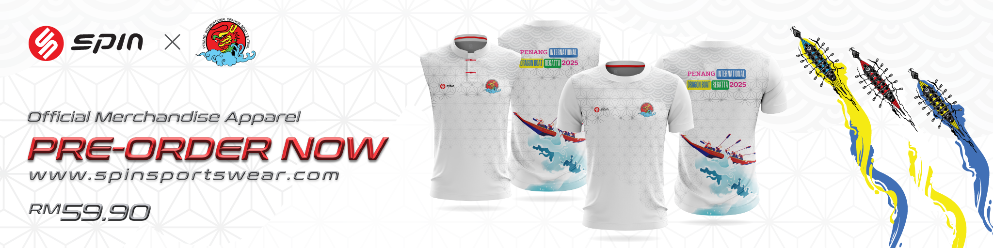 Penang Dragon Boat Regatta 2025 Merchandise Tee